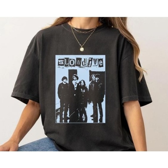 RiffRiss Other - Slowdive Retro Music Tour Graphics Unisex T-Shirt